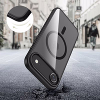 Tech-Protect MagFlex Magnētiskais viedtālruņa apvalks iPhone 17 Air - Caurspīdīgs melns