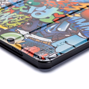 Korpuss Reach Smart Leather Samsung X110/X115 Tab A9 8.7/X130/X135 Tab A11 8.7 grafiti