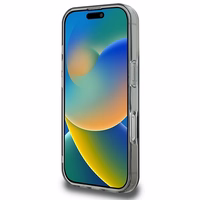 Karl Lagerfeld IML Metal Karl&Choupette Head magnētiskais viedtālruņa apvalks iPhone 16 Pro - melns