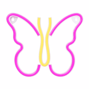 Neon LED Light BUTTERFLY pink NNE03 Neolia