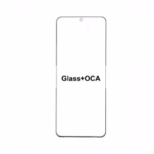 Ārējais ekrāna stikls saderīgs ar Pro+ Samsung F721 Z Flip4 / SOFT FRONT GLASS + OCA / Komplekts