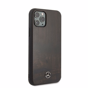 Mercedes Wood Line Rosewood apvalks iPhone 11 Pro - brūns