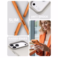 Crong Color Cover Magnetic - MagSafe iPhone 17 maciņš (melns)