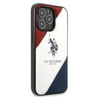 US Polo USHCP14LPSO3 iPhone 14 Pro 6.1" balta Trīskrāsu Reljefs