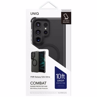 Uniq Combat Maciņš for Samsung Galaxy S26 Ultra Magclick Charging - melns
