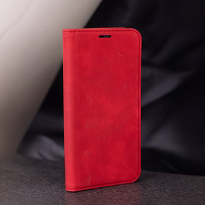 Smart Suede maciņš Honor 600 / Honor 600 Pro, sarkans