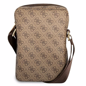 Guess GUTB10G4GFBR 4G Big Metal Logo soma 10" planšetdatoram, brūna