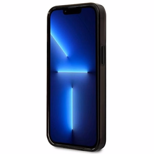Чехол Karl Lagerfeld Gradient Ikonik Karl&Choupette для iPhone 13 Pro / iPhone 13 - чёрный