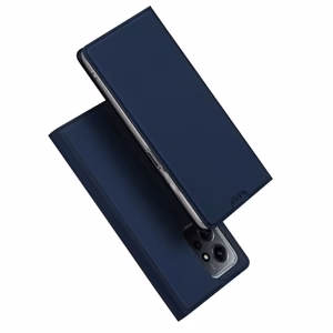 Dux Ducis Skin Pro viedtālruņa apvalks Xiaomi Redmi Note 12 Flip karšu maciņš statīvs zila