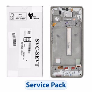 ServicePack LCD displejs SAMSUNG A53 5G A536B GH82-28024B Balta