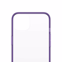 PanzerGlass ClearCase antibakteriālais viedtālruņa apvalks ar Military Grade sertifikātu iPhone 13 / 14 / 15 - caurspīdīgs violets