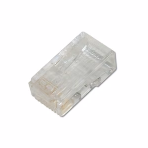 Digitus AK-219602 CAT 6 moduļa kontaktdakša, 8P8C, neekranēta, paredzēta apaļam kabelim, divdaļu kontaktdakša