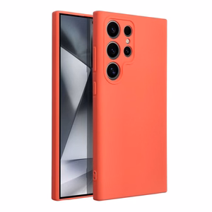 Чехол для Samsung S24 ULTRA Silicone персиковый