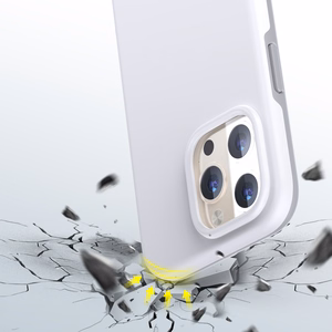 Choetech MFM Anti-drop apvalks izgatavots MagSafe iPhone 13 Pro balta (PC0113-MFM-WH)
