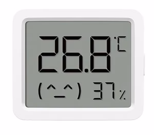 Xiaomi Smart Temperature and Humidity Monitor 3 Mini QBH4312GL – kompakts temperatūras un mitruma monitors, balts