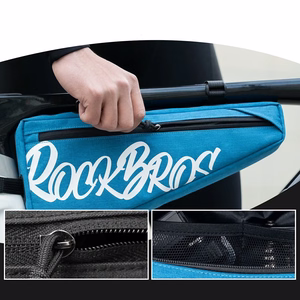 Rockbros G008 Flash Journey trīsstūra velosipēda rāmja soma XL 1.9 l - zila