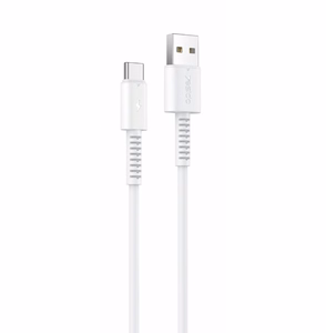 YESIDO KABELIS CA120 180W USB/TYPE-C 1M PVC 2A balts