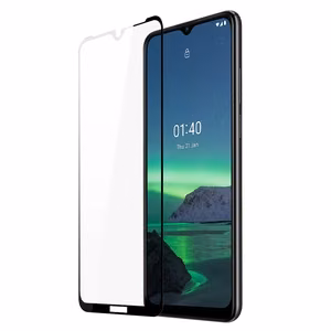 Dux Ducis 10D rūdītais stikls izturīgs aizsargstikls ar rāmi Nokia 1.4 caurspīdīgs (saderīgs ar apvalku)