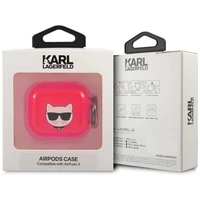 Karl Lagerfeld Choupette AirPods apvalks 3 - rozā