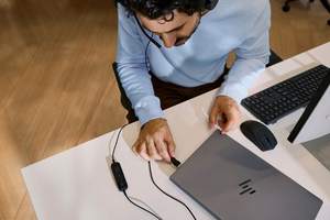 HP Poly Mission 425 USB vadu austiņas ar mikrofonu