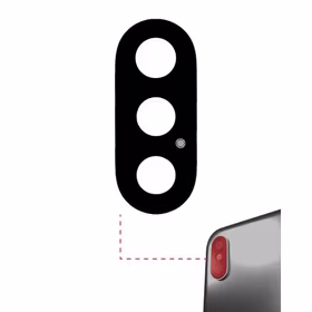 Rear Camera Lens Saderīgs ar Apple iPhone X Rear Camera Lens / PREMIUM /