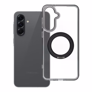 Case for Samsung A56 Frame Circle Stand compatible with MagSafe black