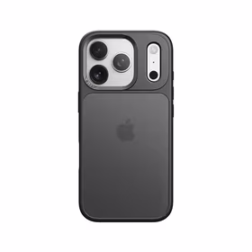 Rock Guard Touch Lens Protection Series Maciņš for Iphone 17 Pro caurspīdīgs-melns