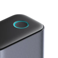 Joyroom JR-TCM02 daudzu pieslēgvietu GaN lādētājs 65W EU 4x USB-C 2x USB-A - tumši pelēks