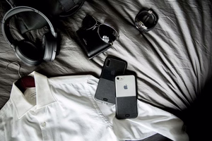X-Doria Dash Leather vāciņš ierīcei iPhone X, melns
