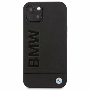 BMW BMHCP14MSLLBK iPhone 14 Plus 6.7 - melns ādas uzspiedums