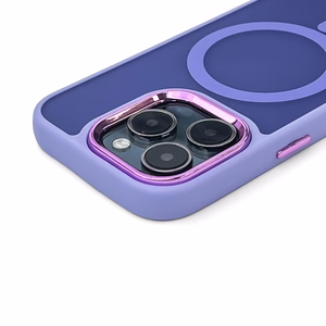 Magnētiskā kolekcija MagSafe viedtālruņa apvalks iPhone 16 Pro - violeta