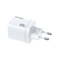 Wozinsky CGWCW 65W GaN sienas lādētājs USB-A / 2 x USB-C - balts