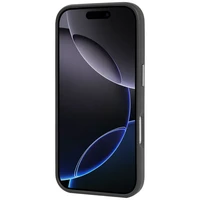 Audi R8 Īstas ādas Magnētiskais viedtālruņa apvalks iPhone 17 Pro Max - melns un sarkans