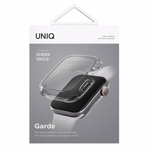 Uniq Garde apvalks Apple Watch 7/8/SE2 45mm - caurspīdīgs