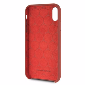 Mercedes Silicone Line чехол iPhone Xr - красный