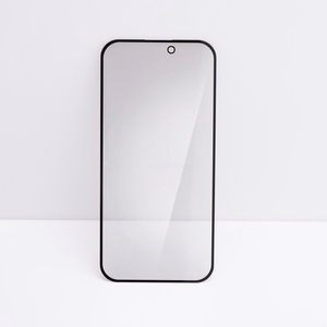 Forcell Privātuma aizsargstikls - iPhone 15 Pro melns