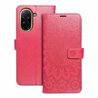 MEZZO grāmatu viedtālruņa apvalks XIAOMI Redmi A5 (173,3 x 79,4 x 8,26) mandala magenta