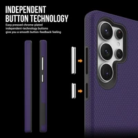 Perfekcionistu trīsstūra korpuss Samsung S928 S24 Ultra violets