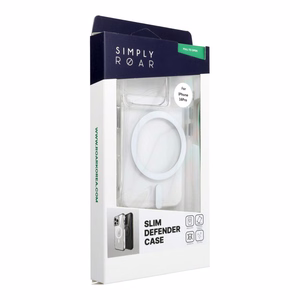 ROAR viedtālruņa apvalks SLIM DEFENDER IPHONE 16 Pro caurspīdīgs