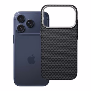 Ar MagSafe saderīgs K-Look maciņš iPhone 17 Pro / 18 Pro (zema kameras mala), melns, v2