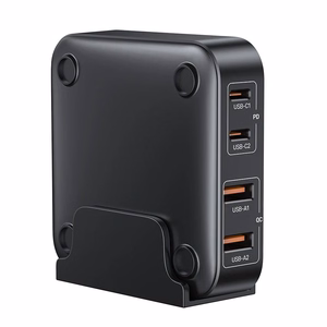 GaN tīkla lādētājs - Unitek P1229ABK01-EU | 100W 2x USB-C 2x USB-A