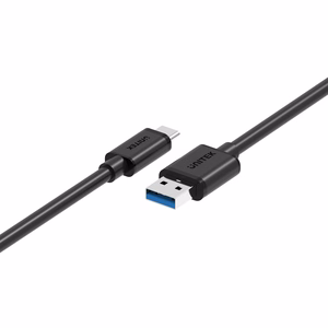 UNITEK Y-C474BK USB kabelis USB 3.2 Gen 1 (3.1 Gen 1) 1 m USB A USB C Melns