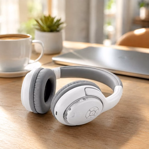 Esperanza Libero bezvadu austiņas galvasspiede mūzikai Bluetooth pelēkas, baltas