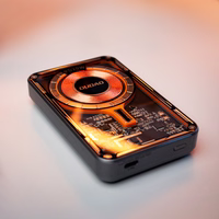 Portatīvais lādētājs Dudao TGK1 ar MagSafe bezvadu uzlādi 20W 10000mAh melns