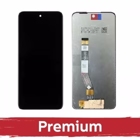 LCD displejs saderīgs ar Motorola G55 5G melns OEM