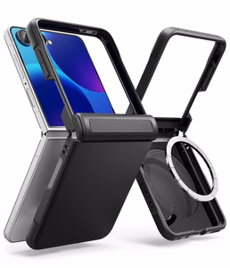 Ringke Onyx Flap MagSafe maciņš modelim Samsung Galaxy Z Flip 8 – melns