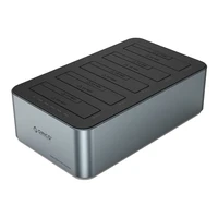 Orico dokstacija 2.5" / 3.5" HDD / SSD, 5Gbps, USB-C uz USB-C/A ar klonēšanas funkciju (melna)