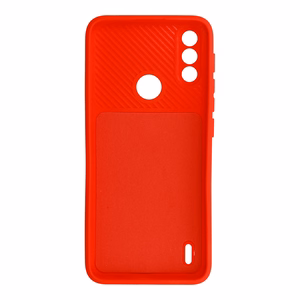 Camshield Soft viedtālruņa apvalks Motorola Moto E7 Power/E7i Power sarkans