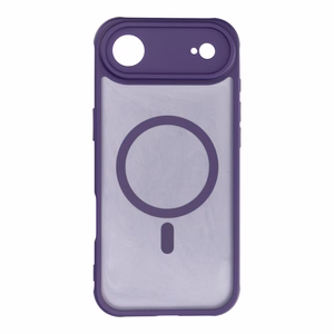 Case for iPhone 17 AIR Full Matte Mag Cover compatible with MagSafe purple