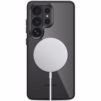 Tech-Protect Magmat MagSafe Maciņš for Samsung Galaxy S26 Ultra - caurspīdīgs melns